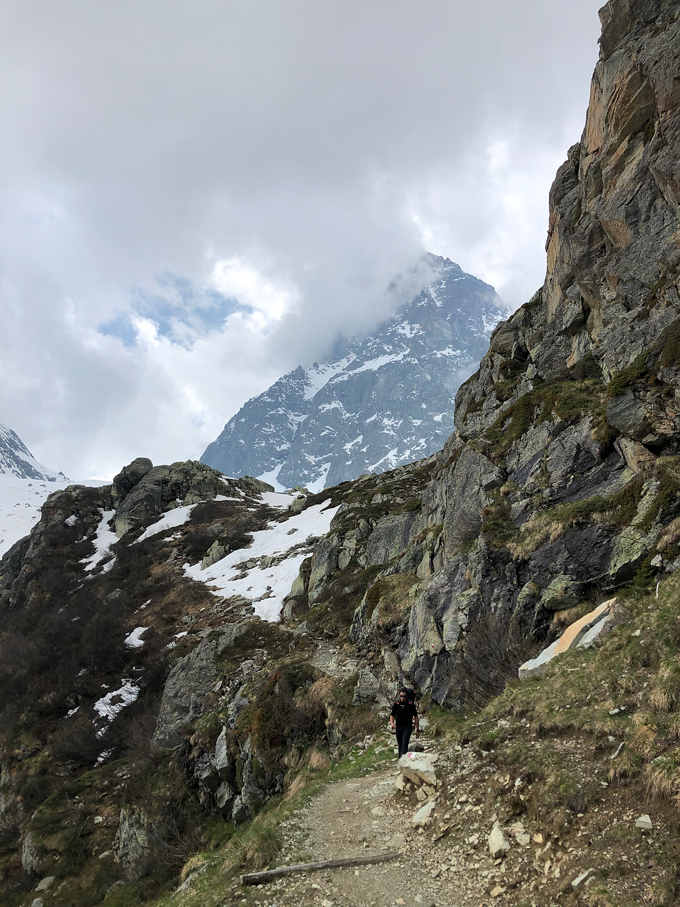 Verso il Rifugio Quintino Sella