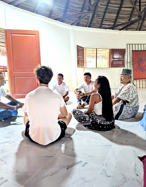 Ayahuasca ceremony at Modern Ancient Sanctuary in Iquitos Peru