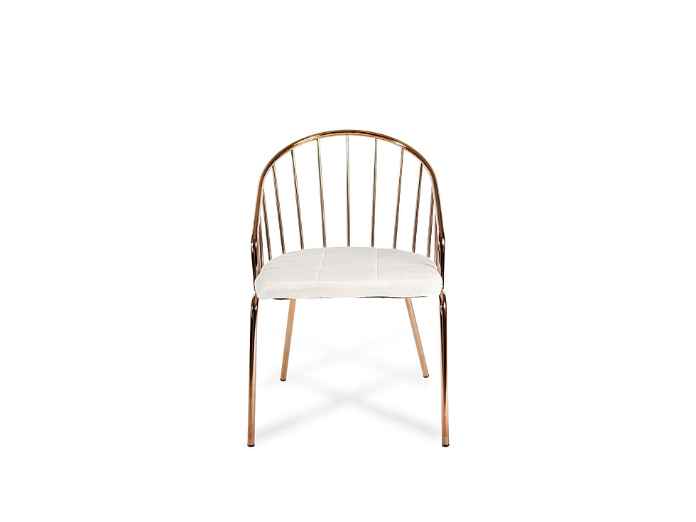 Rose Gold Accent Chair A Vision of Elegance