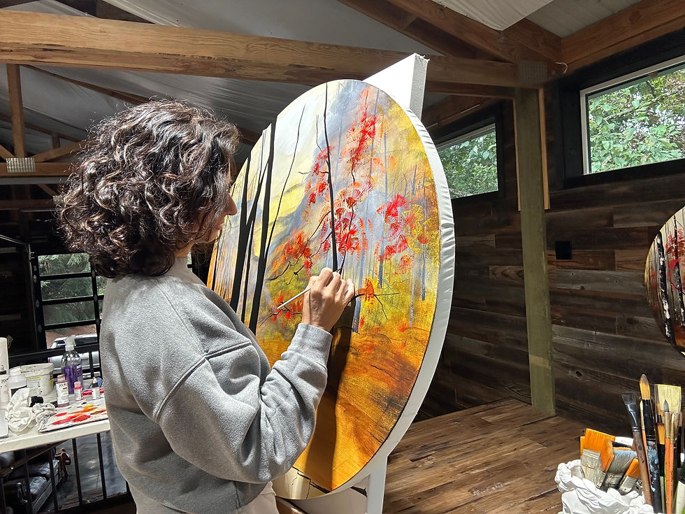 Thumbnail: Available. Crisp Days of Fall. 36 inch diameter