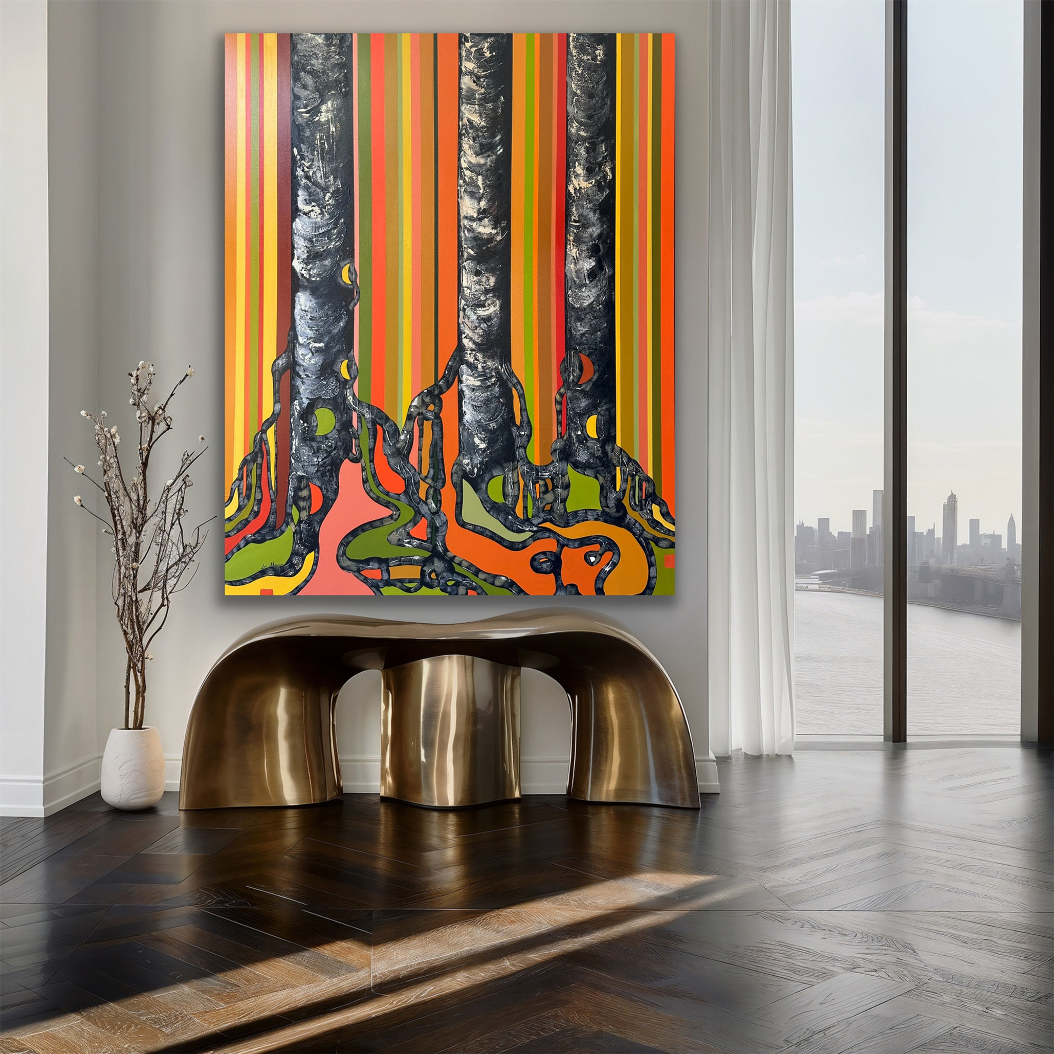 Available. Vintage Betty 60x48x1.5 in