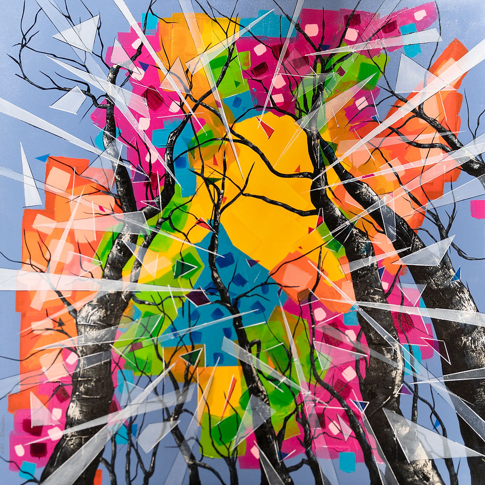 Thumbnail: Available. Love Is Not Always On Time 48x48x1.5in