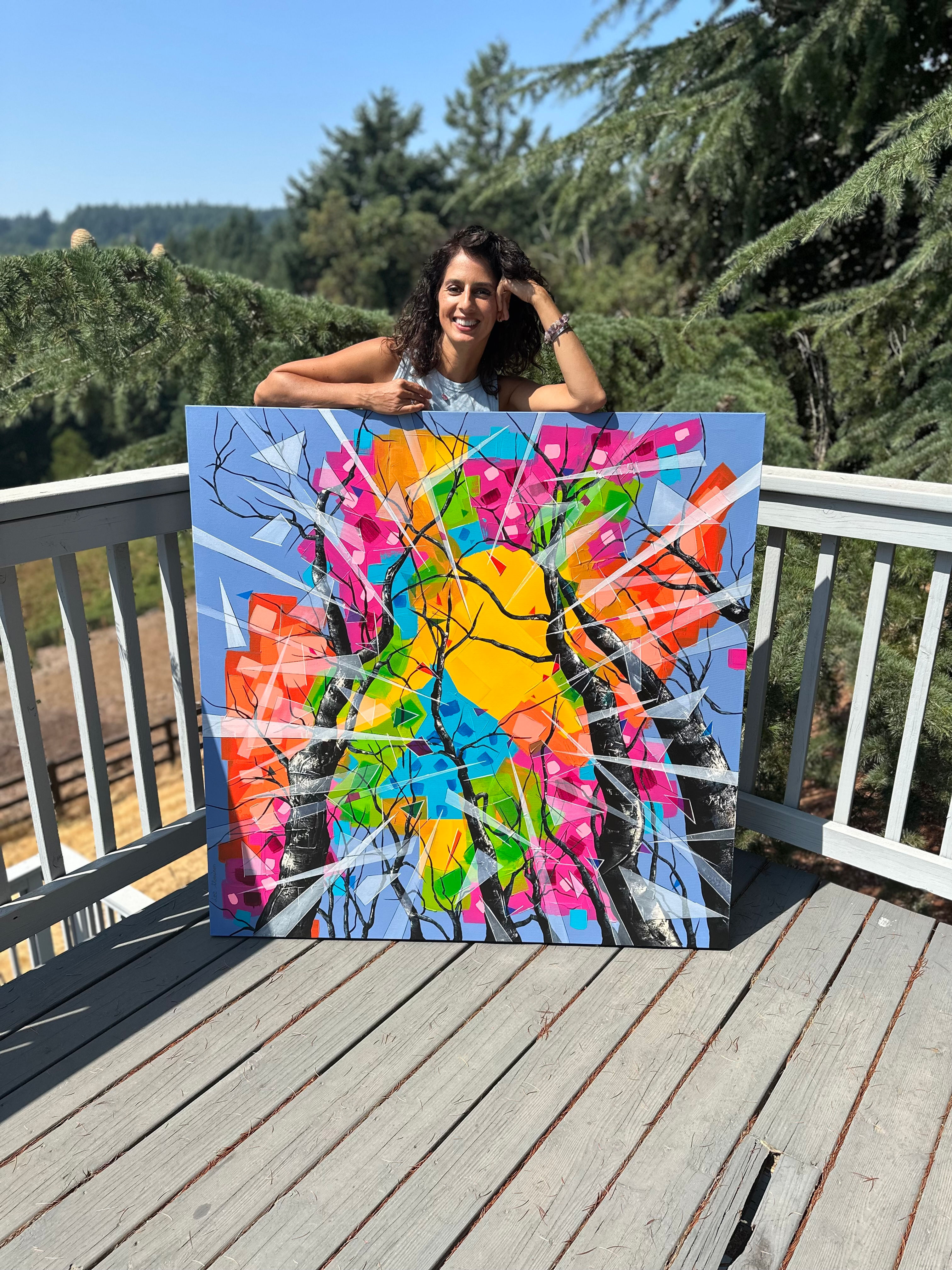 Available. Love Is Not Always On Time 48x48x1.5in