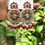 Thumbnail: Mehandi polish maroon earrings