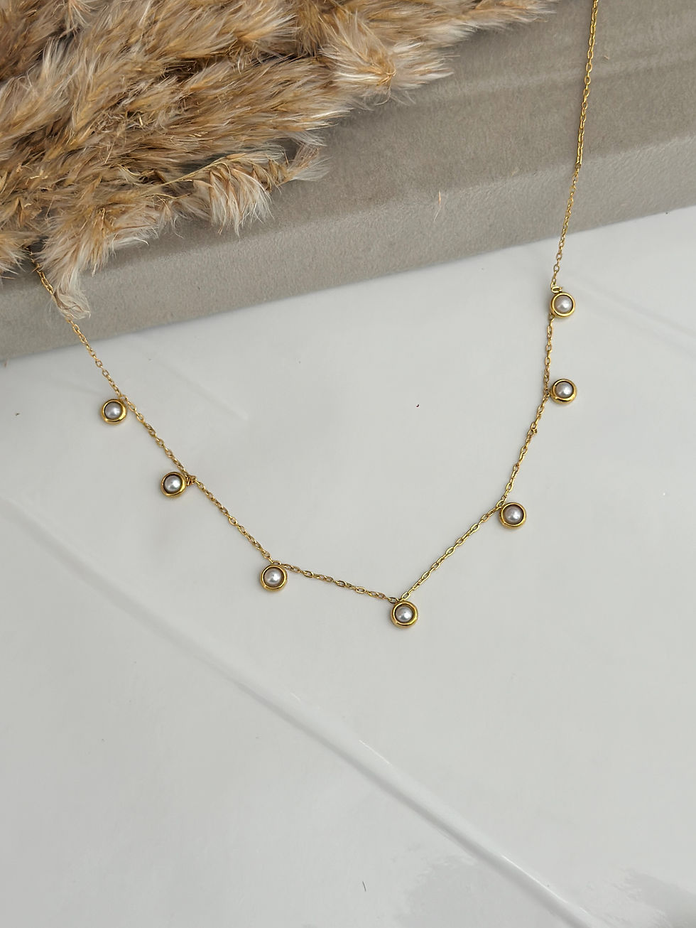 Thumbnail: Pearl charm necklace