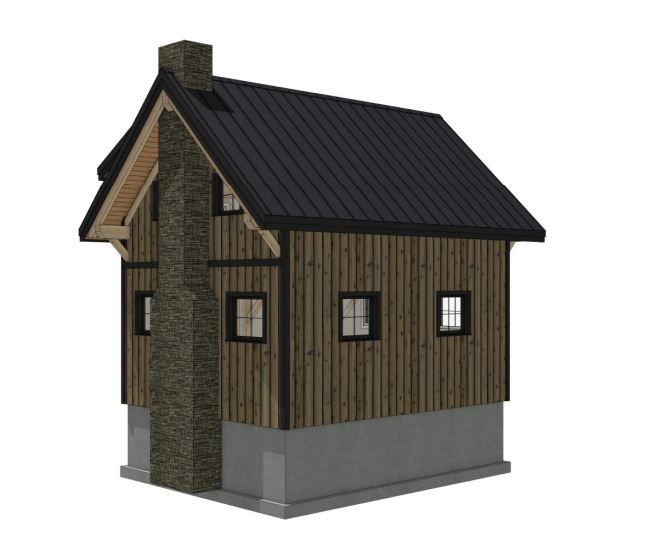 Thumbnail: 18' x 24' Gravel Run Cabin