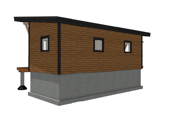 Thumbnail: 12' x 30' Mini Lake Cabin II