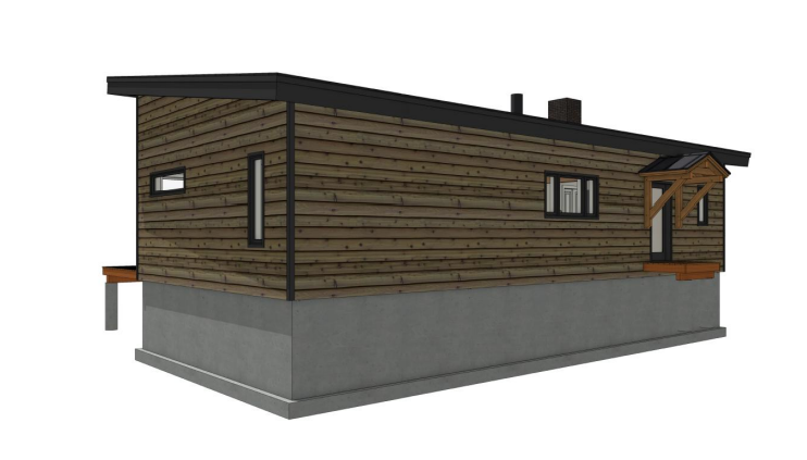 Thumbnail: 22' x 46' T-Rex 1 Bedroom Lake Cabin