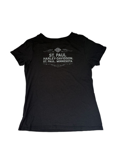 Harley-Davidson - Y2K Tee-Flame Print-Black | PIN NAP