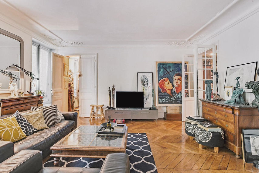 Séjour appartement vendu par story's boulevard Voltaire paris 11