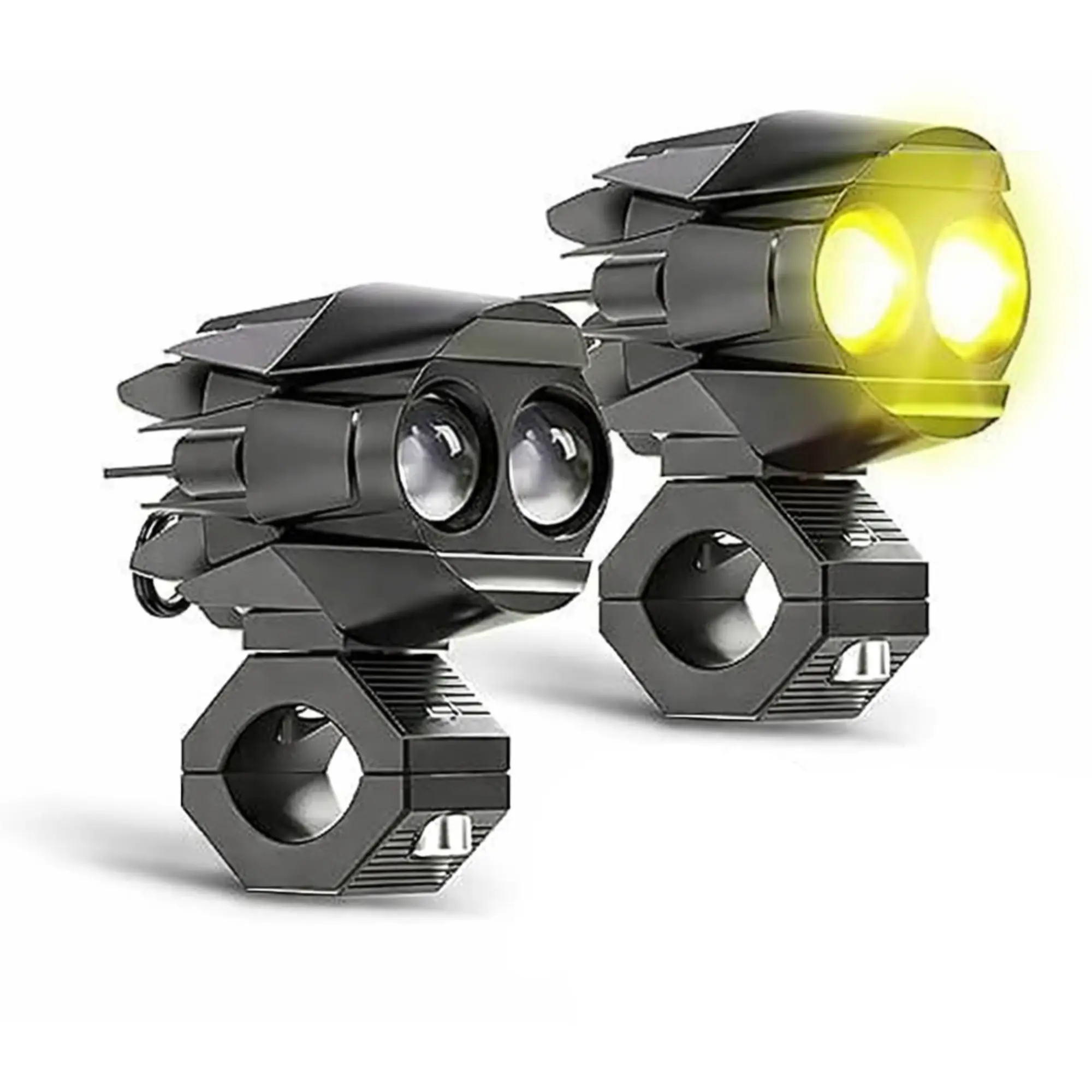 Assegai-Trading Night Ranger Dual Motorcycle Spot Light Kit