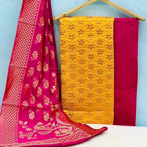 Banarasi Silk Suit | The Bong Company