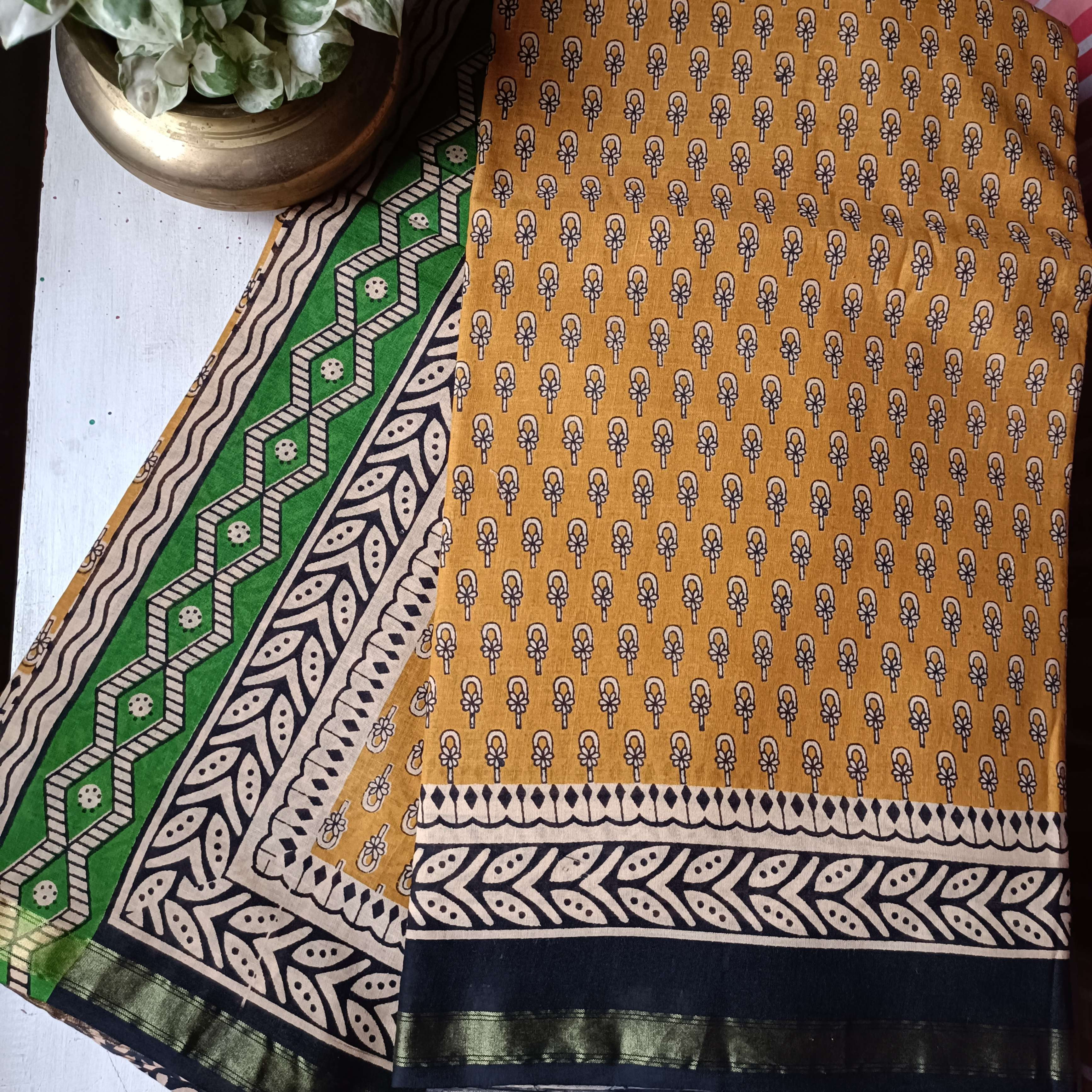 Chanderi Cotton Saree