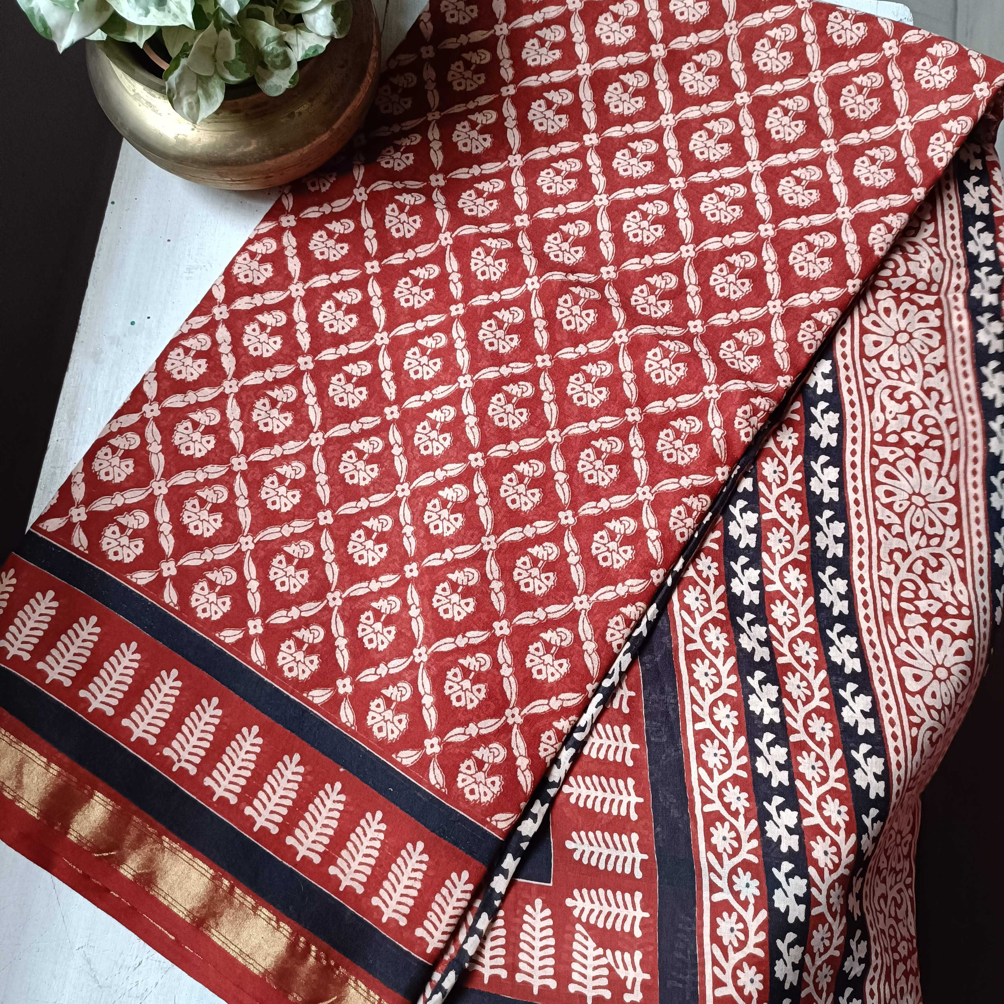 Chanderi Cotton Saree