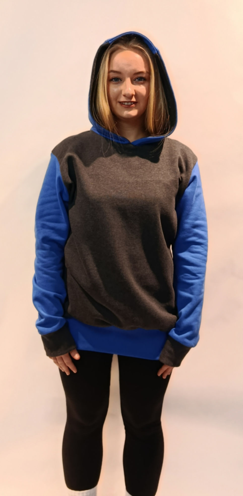 Thumbnail: Damen - Jibheadz Hoodie Ltd.42 Cobalt Blue - Gunmetal Grey