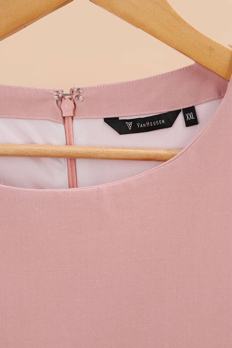 Thumbnail: VAN HEUSEN Cameo Pink Sheath Dress – Women’s Office Wear | XL