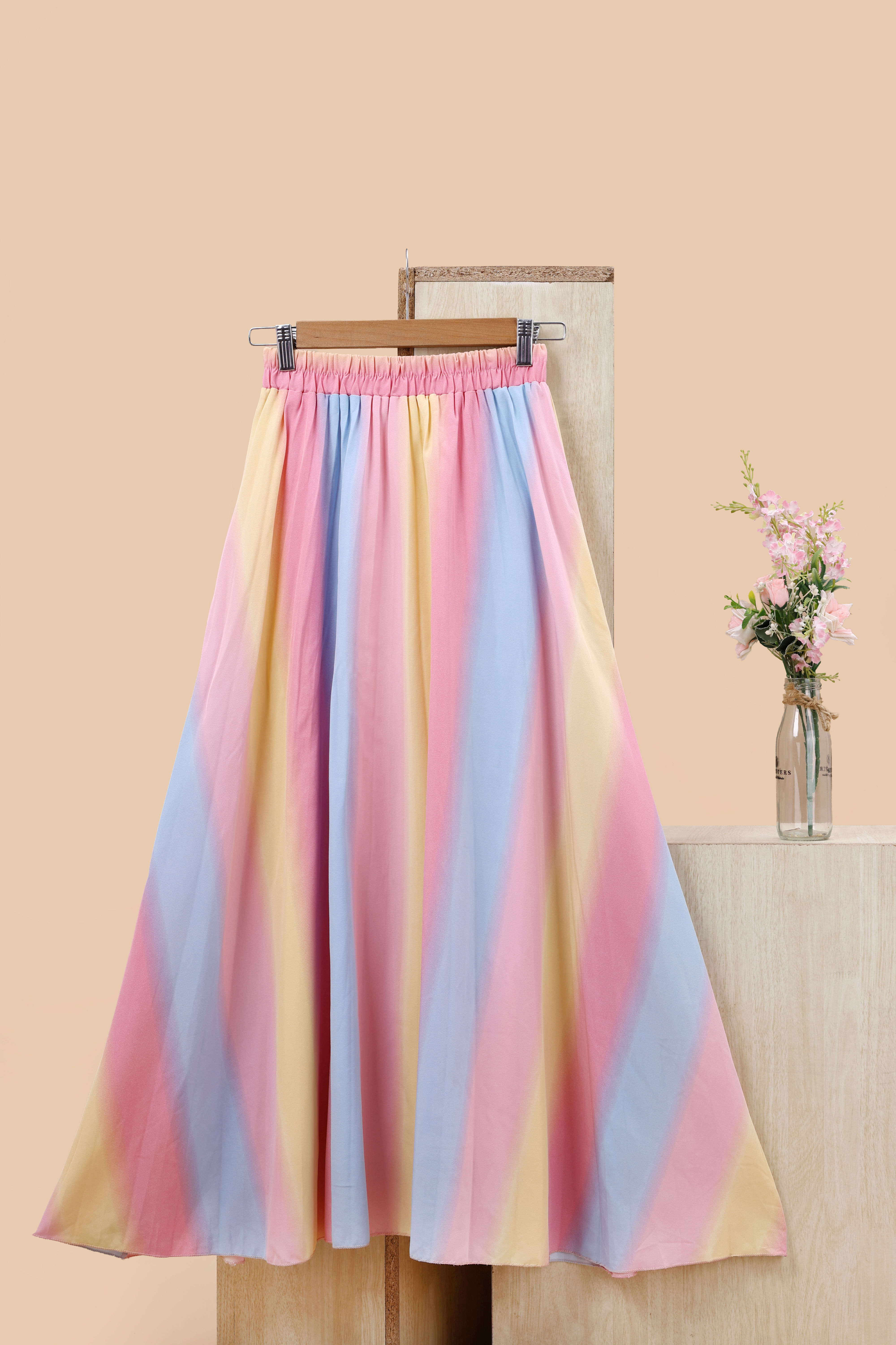 DIVERSION Multicolor Maxi Skirt – Women’s Boho Casual Wear | XS