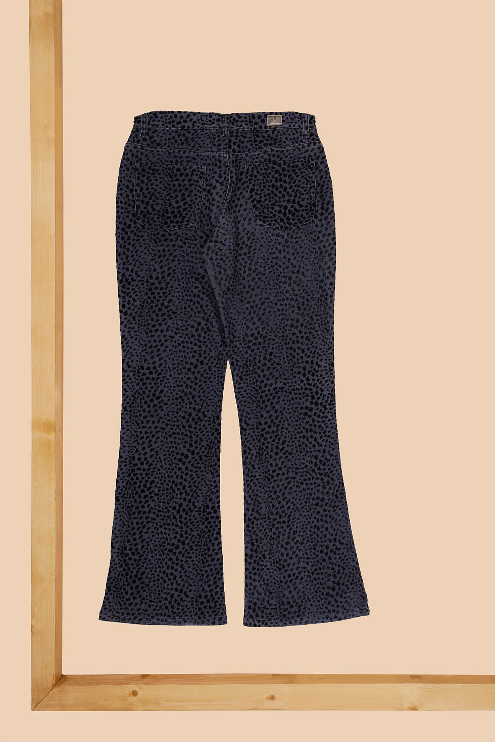 Thumbnail: UPPER CLASS BASICS Air Force Blue & Black Printed Jeans