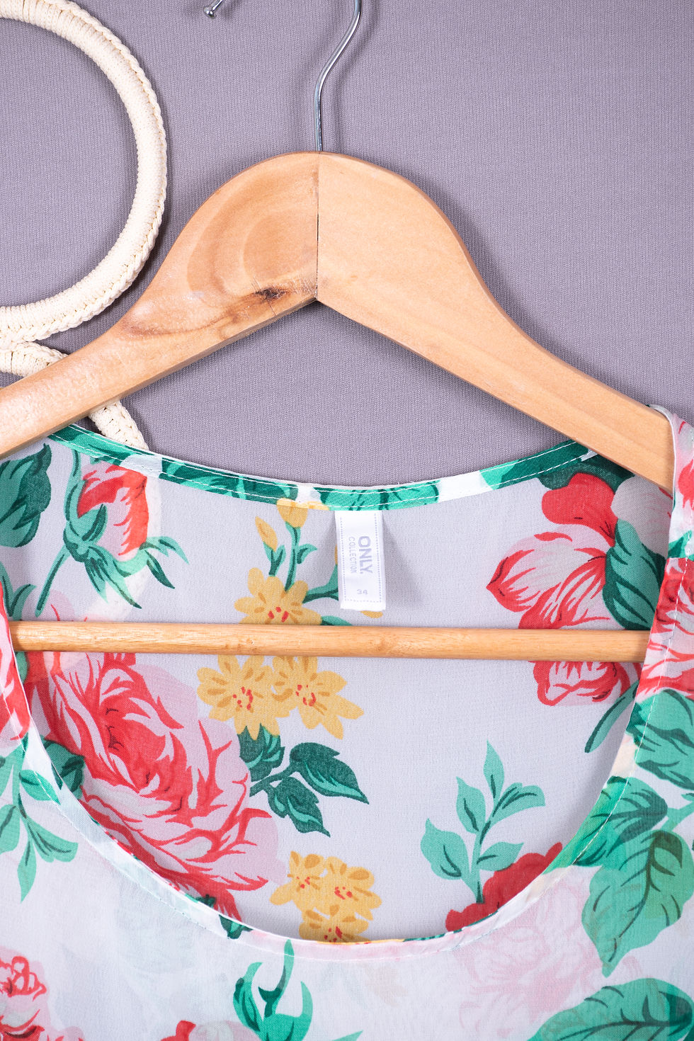 Thumbnail: ONLY White Floral Top (S)