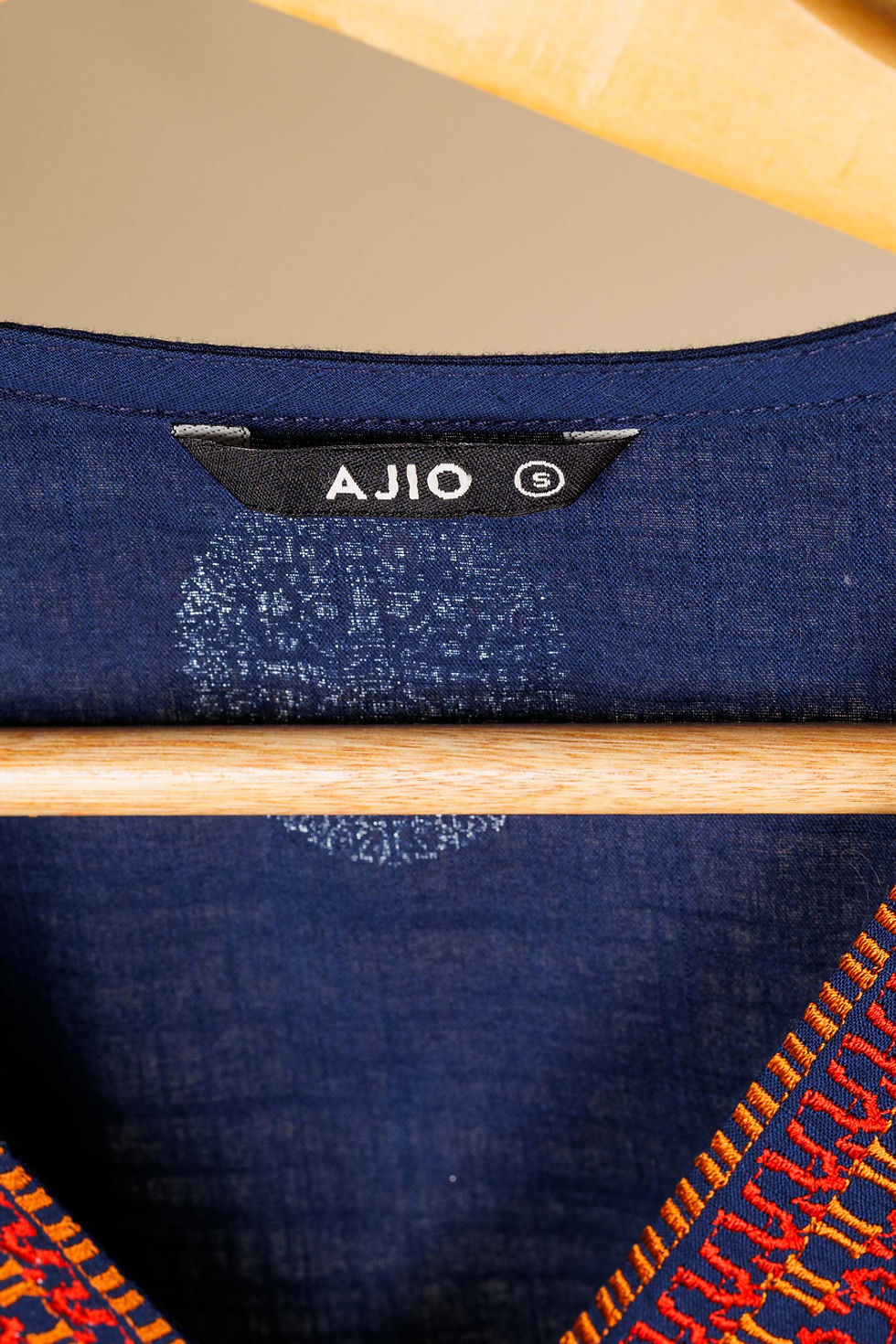 Thumbnail: AJIO Multi and Wrap Style A-Line Dress(S)