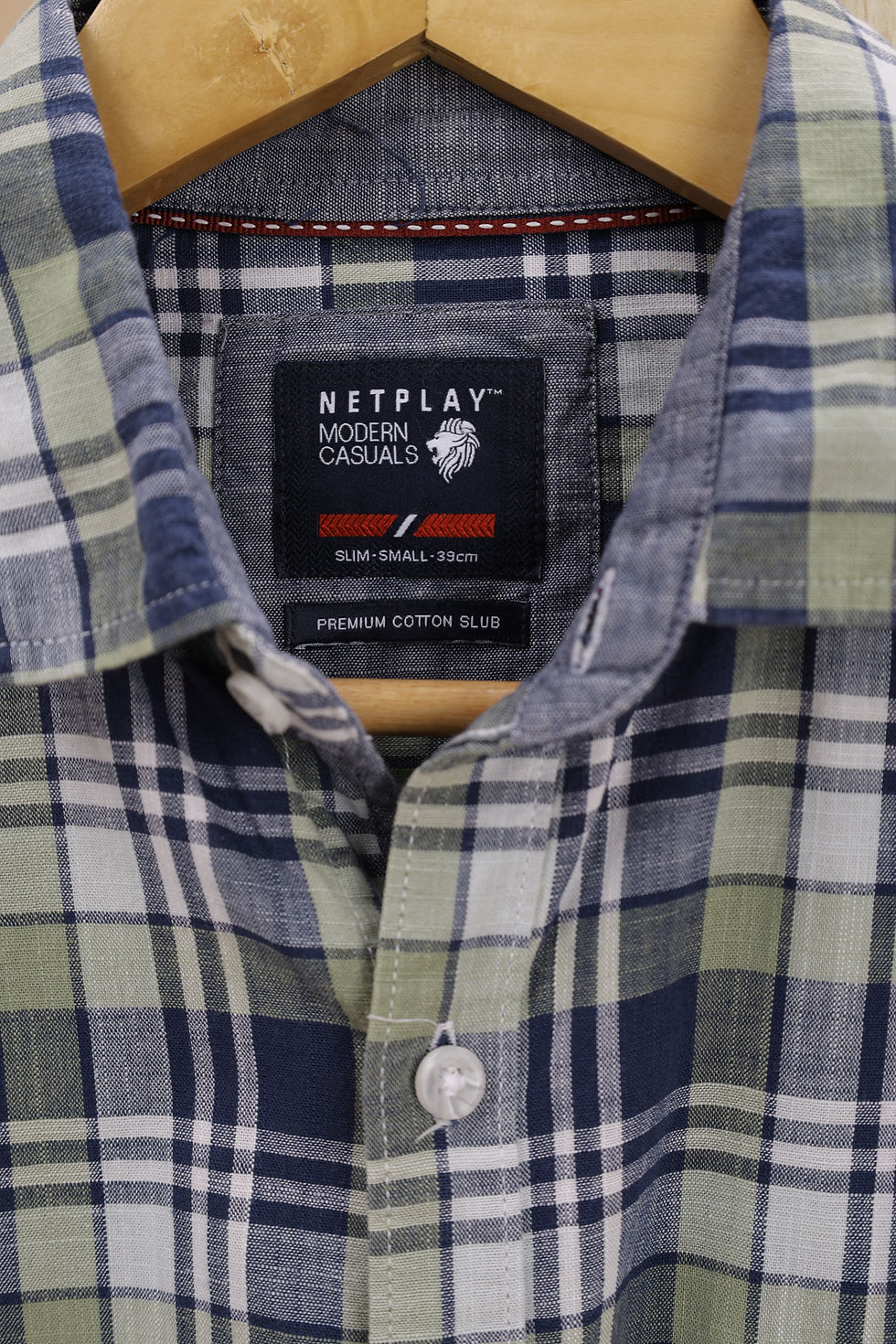 Thumbnail: NETPLAY Green & Multi Checked Shirt(XS)