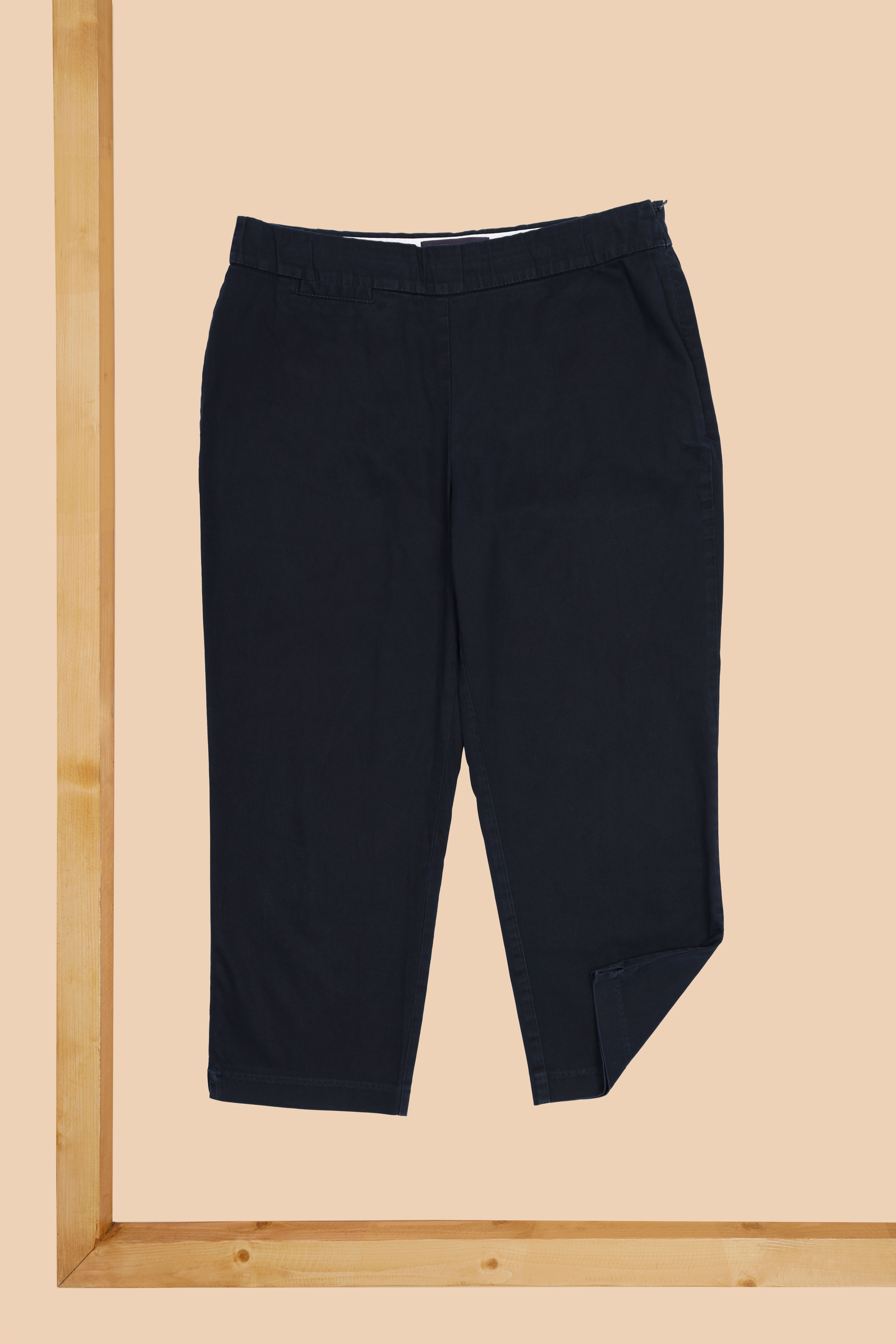 M&S Prussian Blue Solid Pants