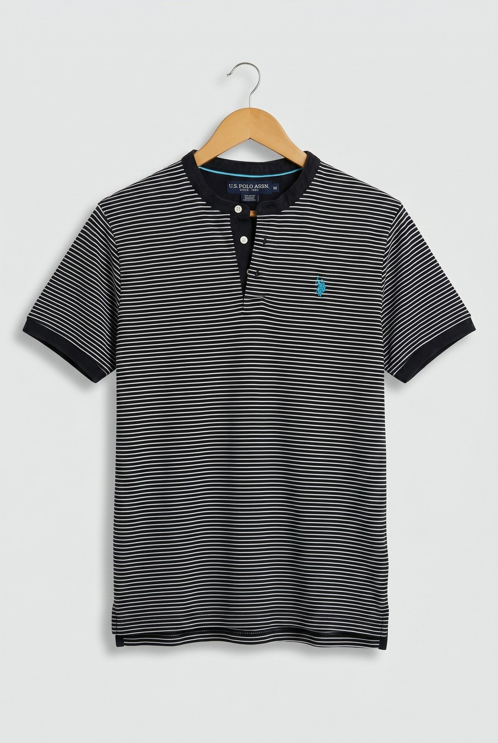 U.S. POLO ASSN Striped Polo T-Shirt – Men’s Casual Wear | XS