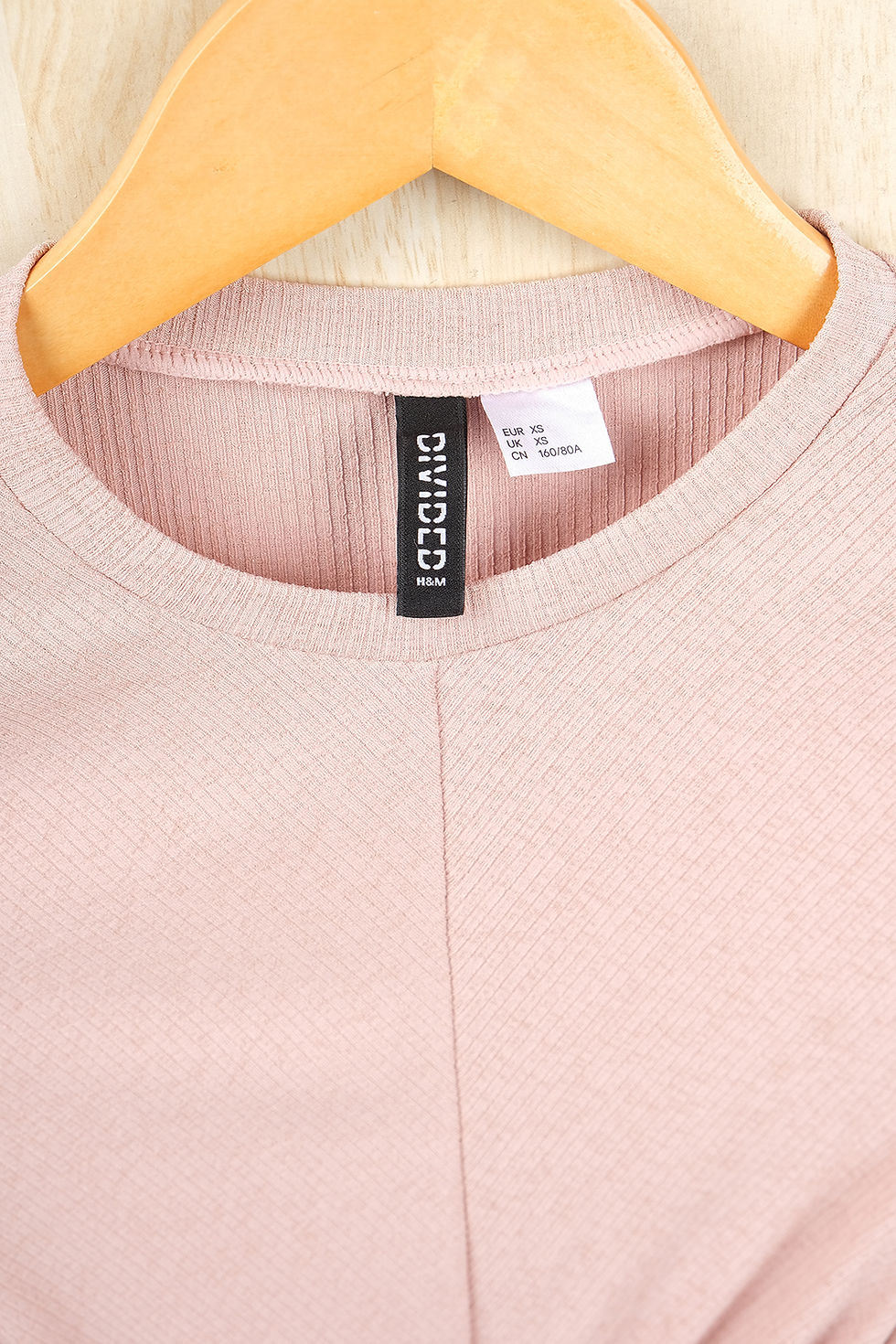 Thumbnail: H&M DIVIDED Bisque Solid Short Top(XS)
