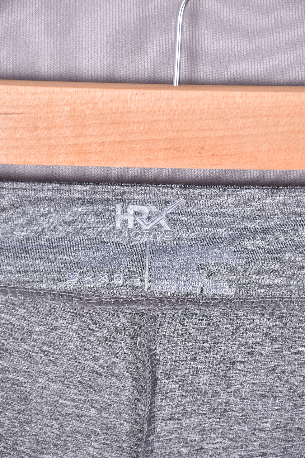 Thumbnail: HRX Active Grey Melange Slacks (XL)