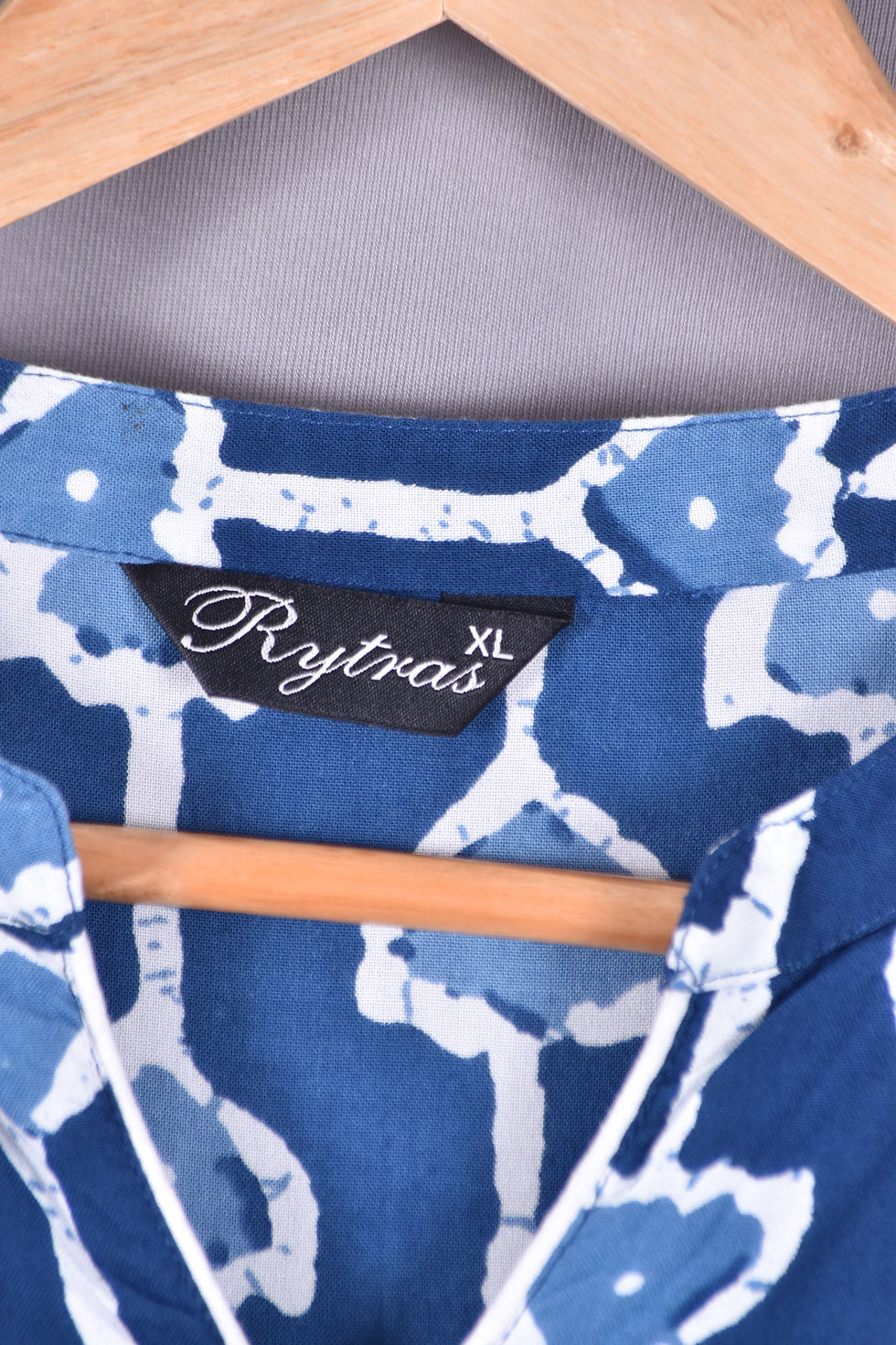 Thumbnail: Rytras Prussian Blue Kurta (L)