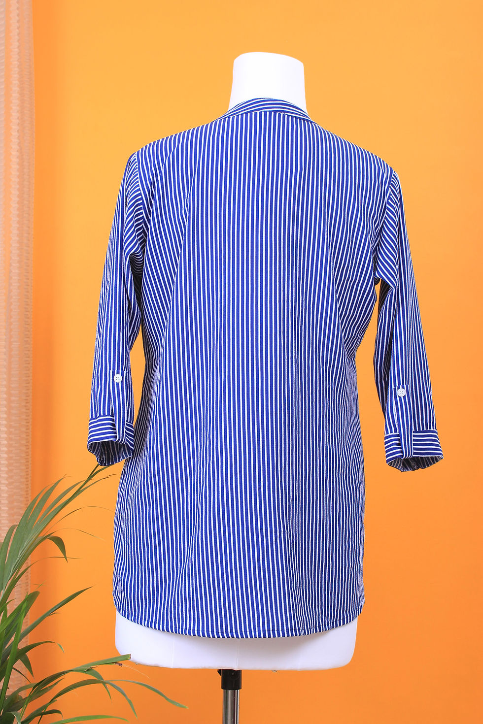 Thumbnail: Soch PinStriped Robin Blue Blouse (XL)