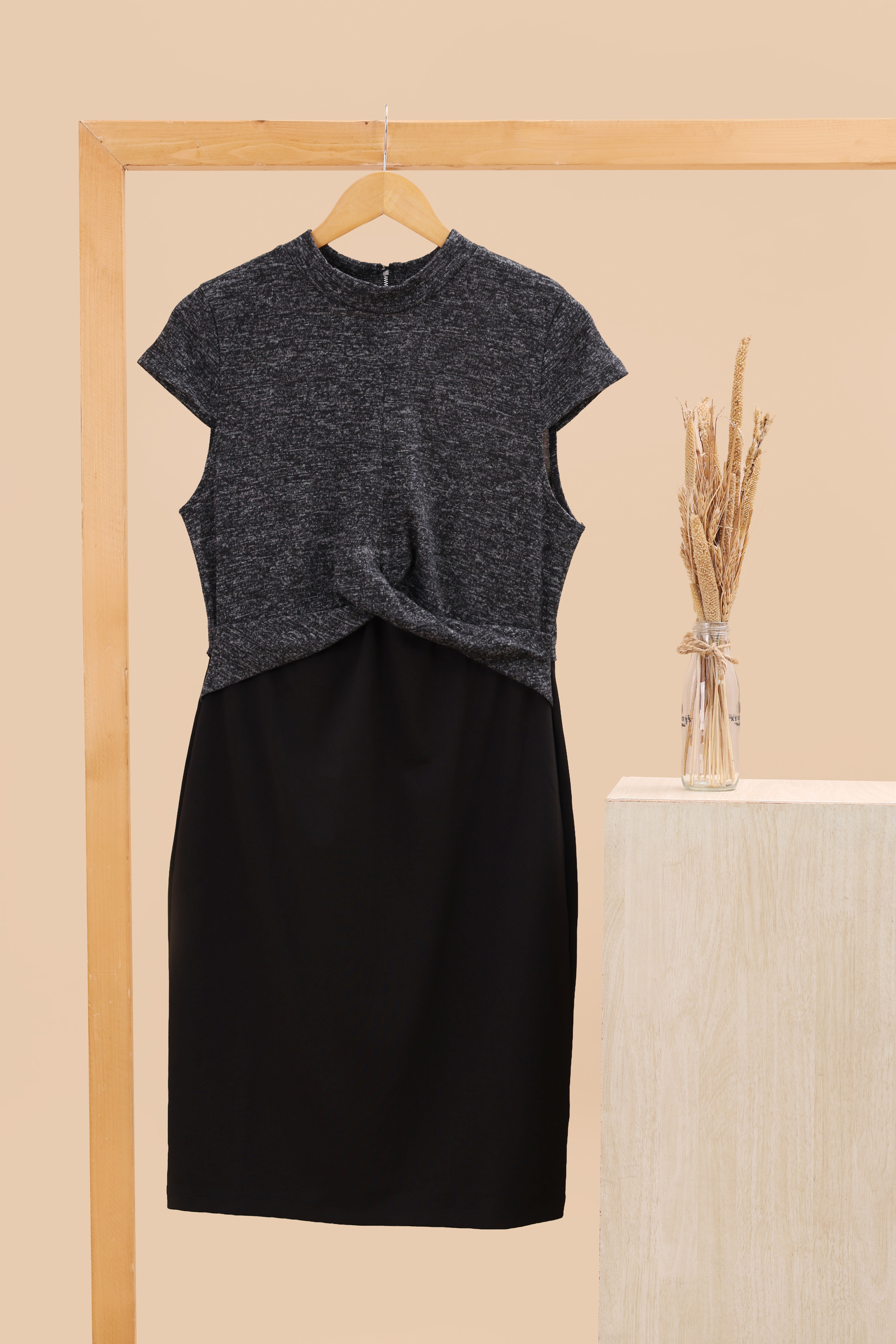 KOOVS Colour Block Bodycon Dress – Women’s Party Wear | L
