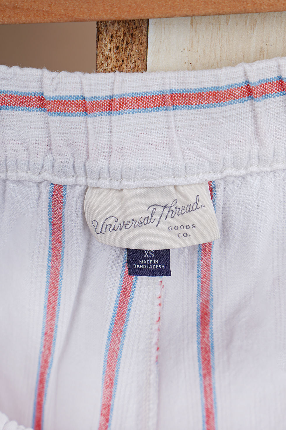 Thumbnail: UNIVERSAL THREAD Linen Stripe Beach Shorts(S)