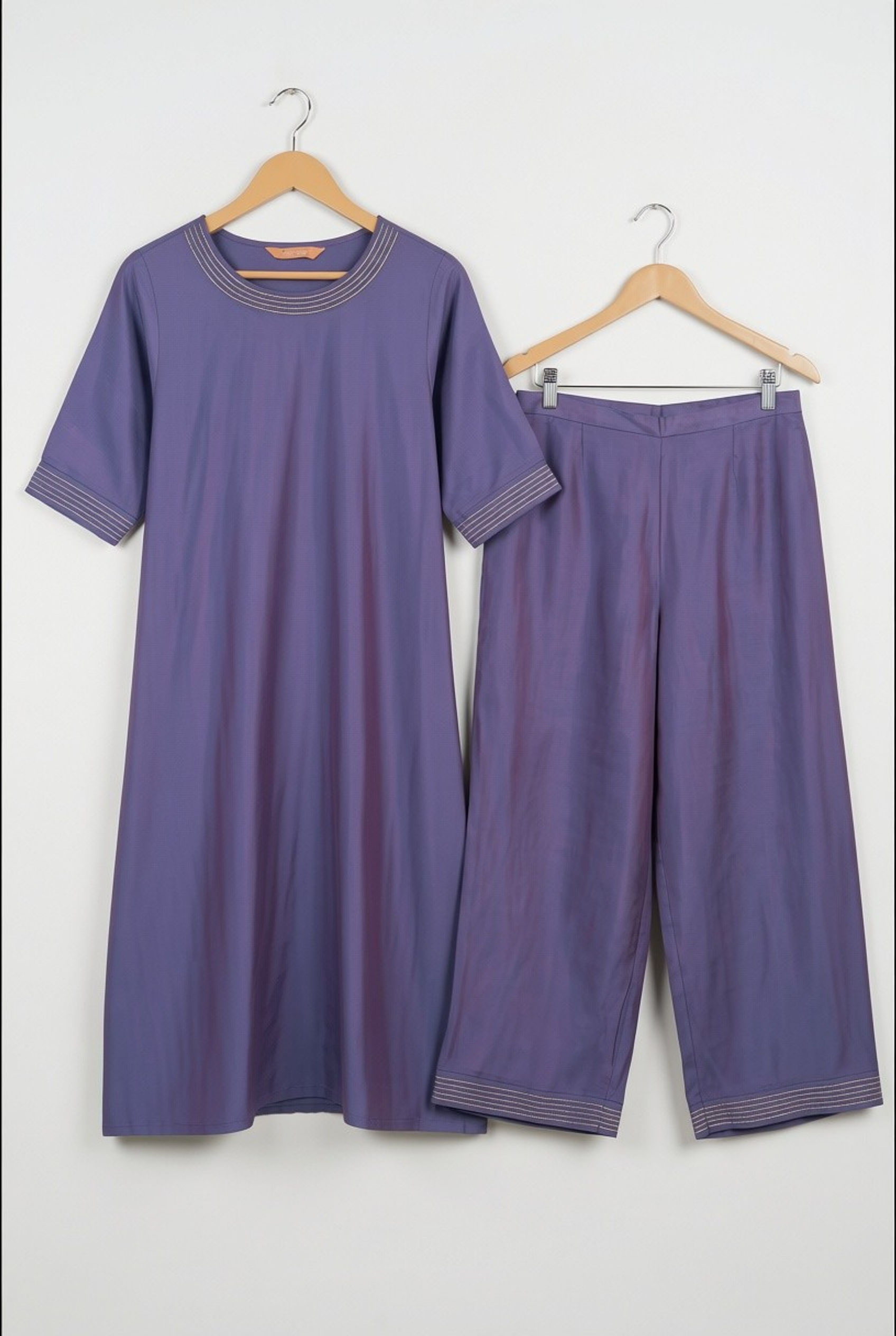 INDOERA Ultramarine Violet Ethnic Co-Ord Set – Women’s Wear | M