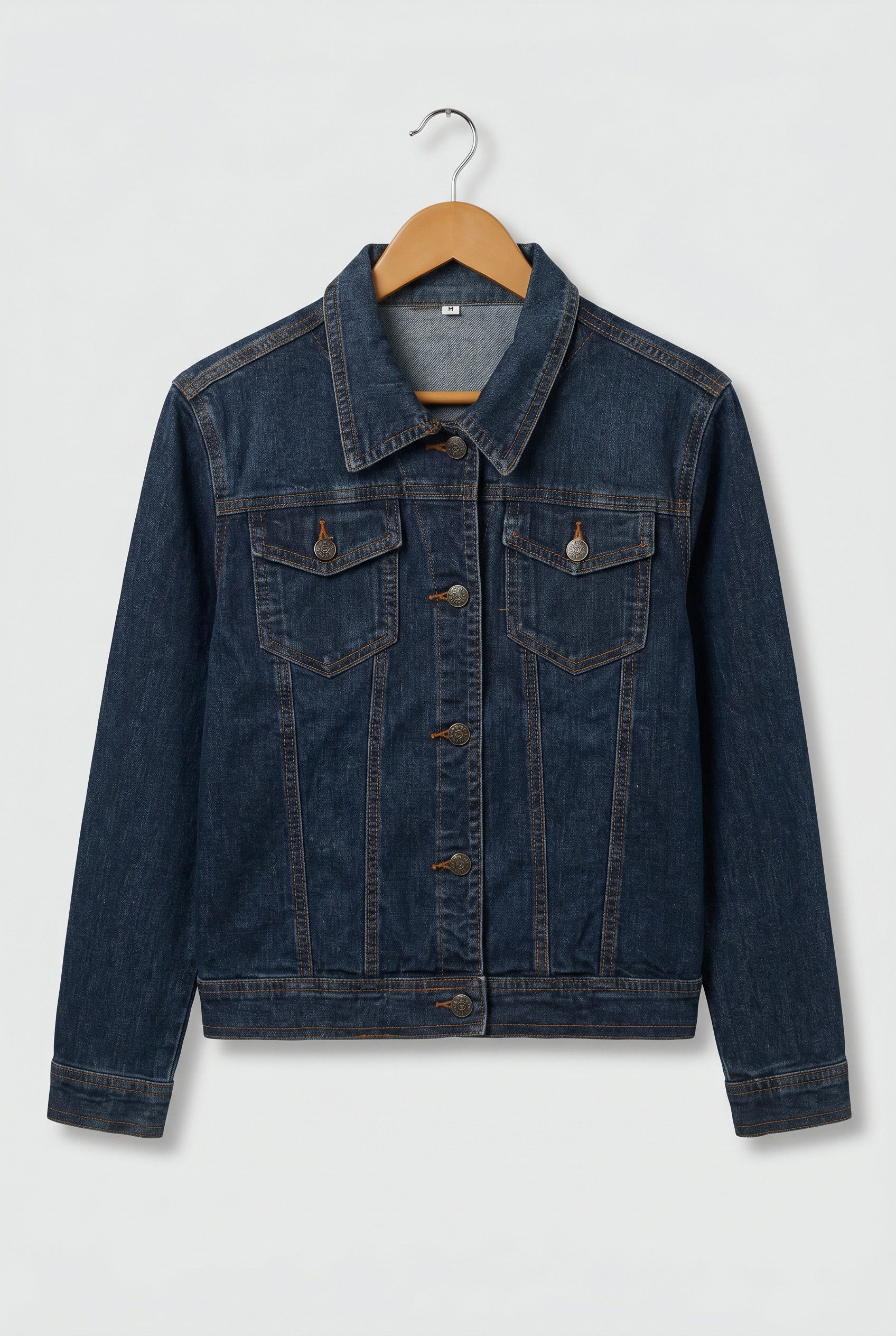 Dark Blue Denim Jacket – Women’s Casual Wear | L