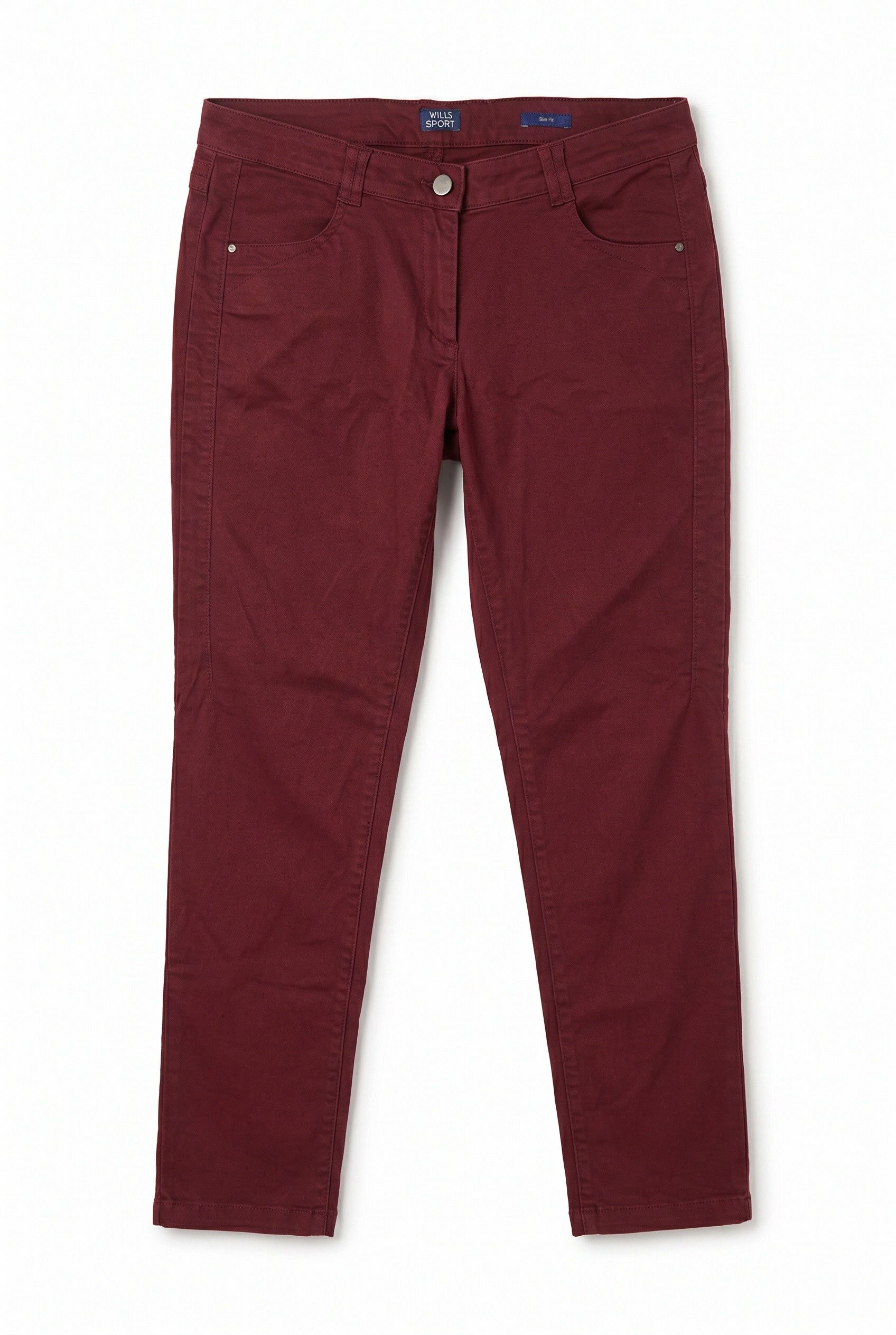 WILLS SPORT Brick Brown Skinny Pants – Women’s Casual Wear | L