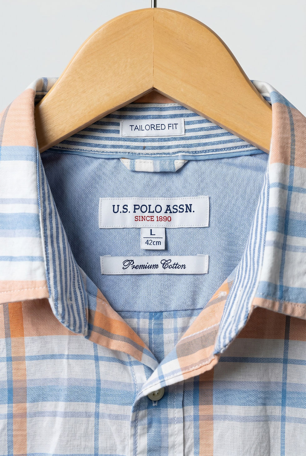 Thumbnail: US POLO ASSN Checked Formal Shirt – Men’s Office Wear | XS