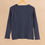 Thumbnail: Prussian Blue Textured Woollen Round Neck Pullover(L)