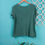 Thumbnail: ONLY Solid Green Printed T-Shirt (L)