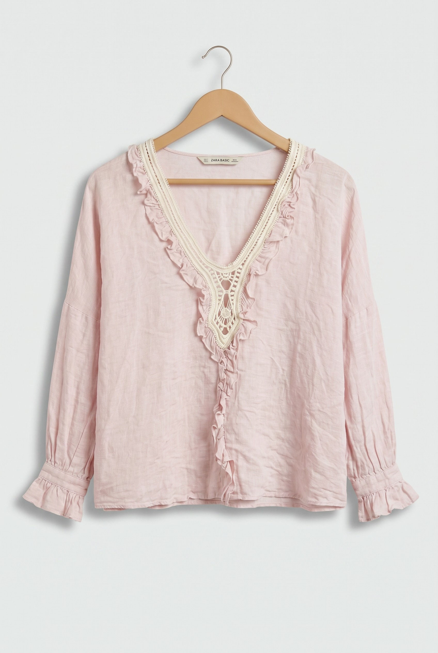 ZARA Blush Pink Crop Top – Women’s Casual Wear | XXXL