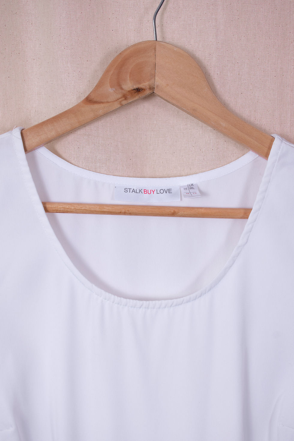 Thumbnail: Stalk Buy Love White & Black Colour Block Dress (M)