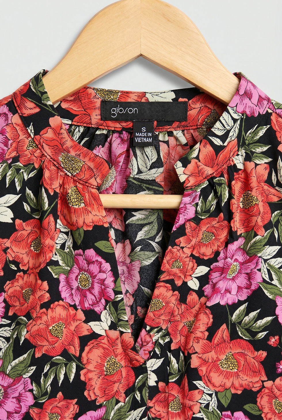 Thumbnail: GIBSON Floral Tunic Top – Women’s Casual Wear | XL