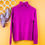 Thumbnail: Westside Pink Turtle Neck Sweater (L)