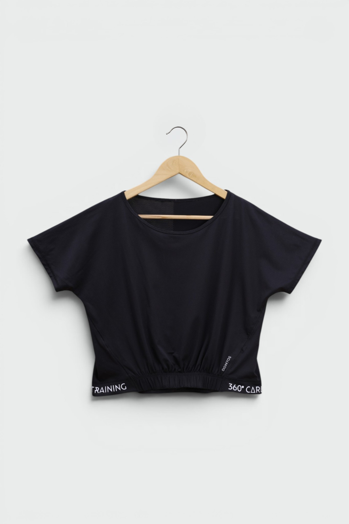 DOMYOS Black Athletic Crop Top – Women’s Activewear | M