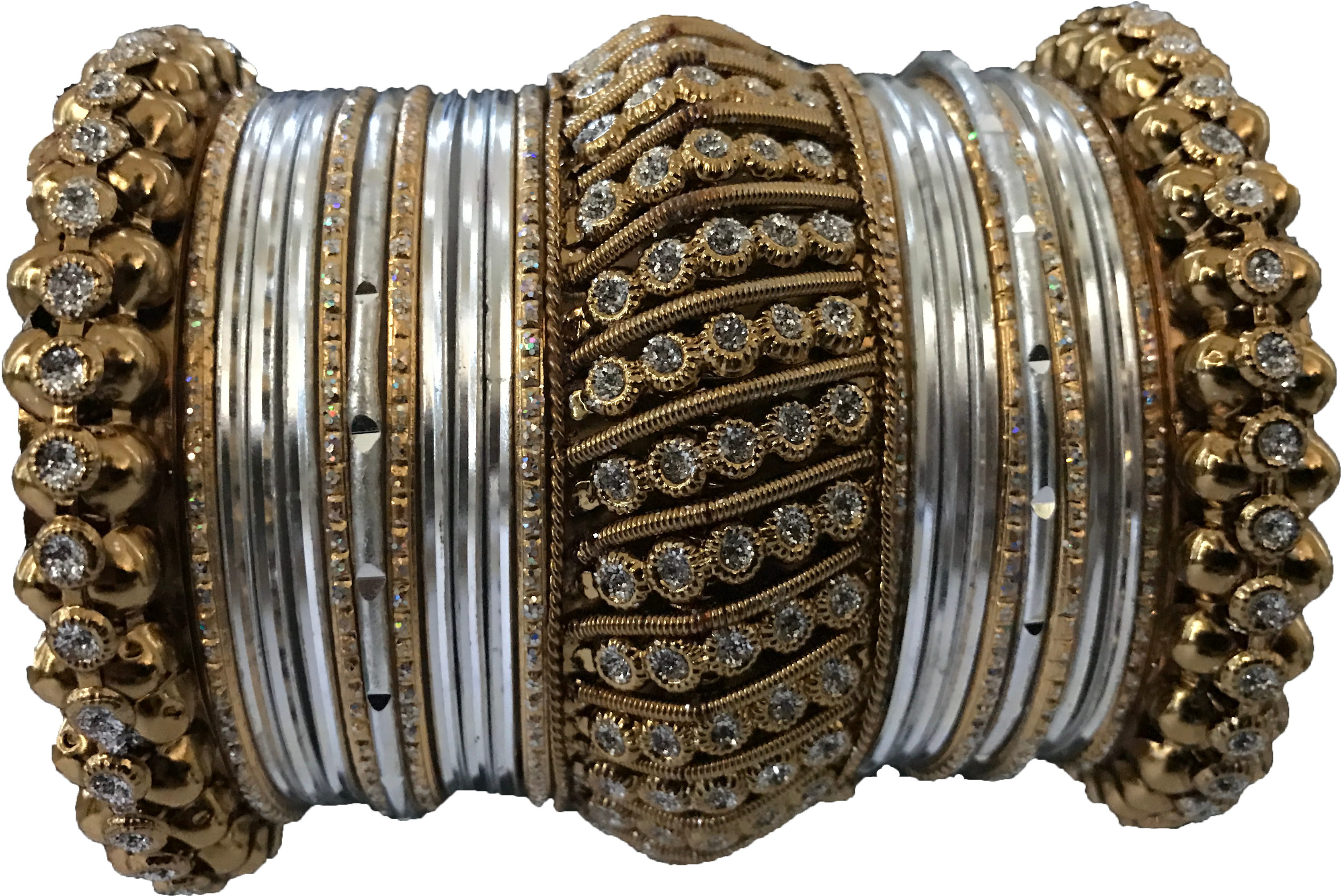 Large Ghajra - Silver