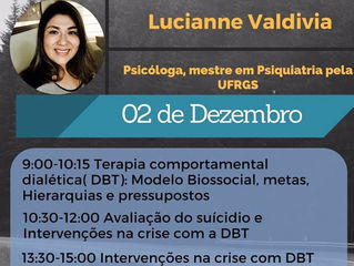 Workshop Prevenção e Manejo de Suicídio através da DBT