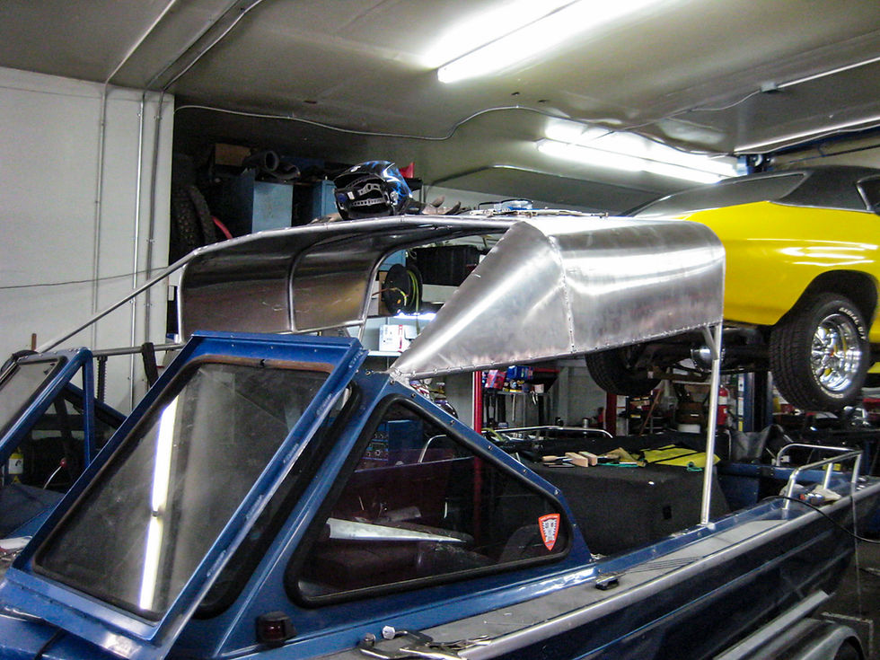 Custom boat top