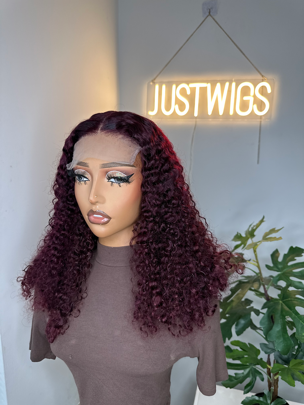 Thumbnail: Burgundy Curly 