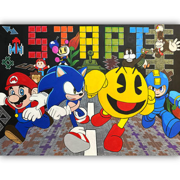 Acrylic Painting on Canvas 