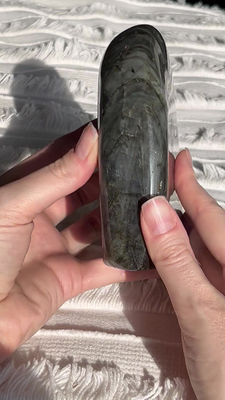 Flashy Labradorite Freeform from Madagascar